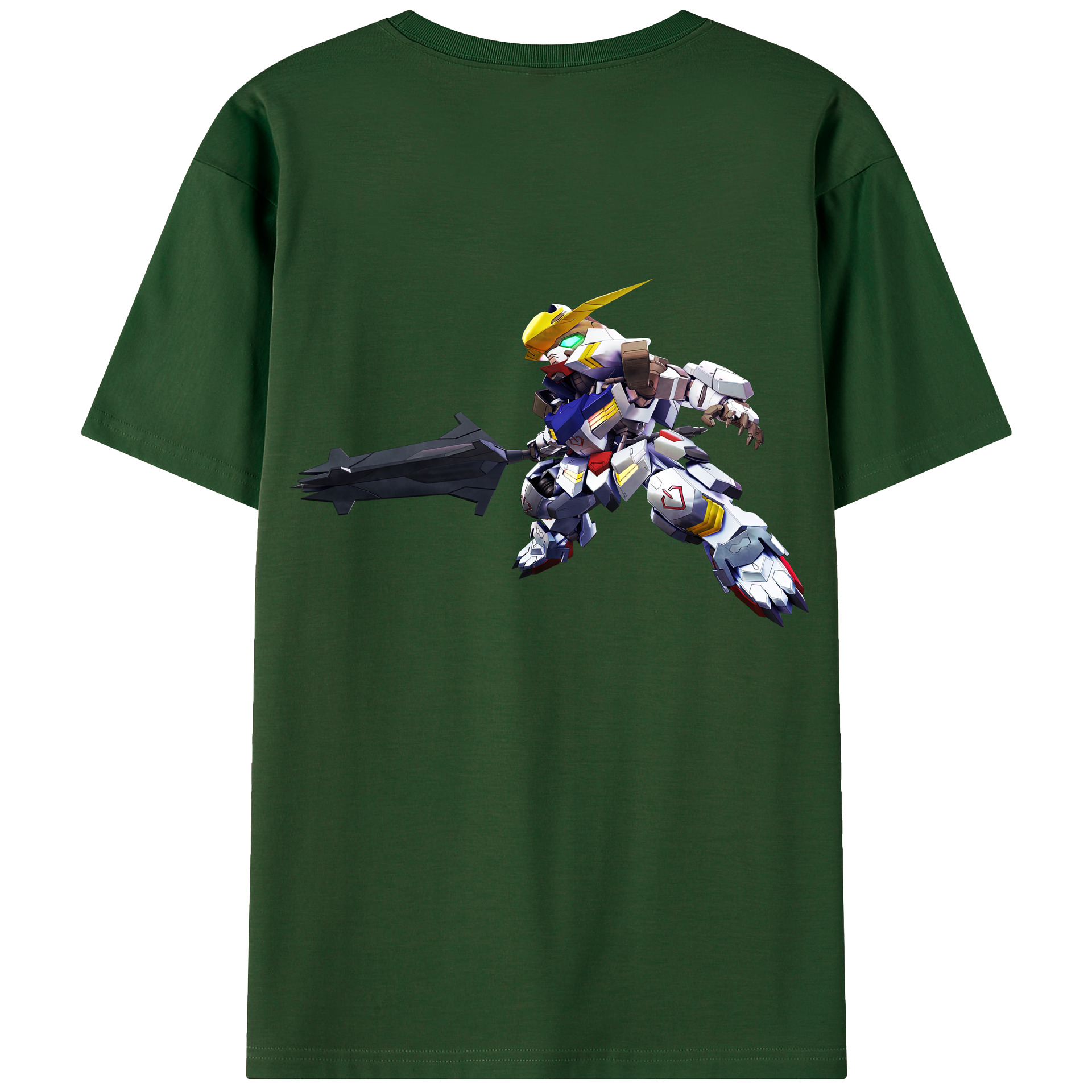（画像用） 機動戦士ガンダム Mobile Suit Gundam 綿100％半袖Tシャツ（背面プリント）